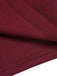 Abito a maniche lunghe con revers rosso violaceo anni '40