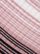 Abito aderente in maglia a righe color block anni '60