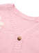 Cardigan lavorato a maglia floreale jacquard anni '60