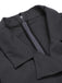 Tuta lunga scollo a V e revers in pizzo patchwork anni '40
