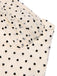 Tuta lunga a pois scollo all'americana beige e nero anni '50