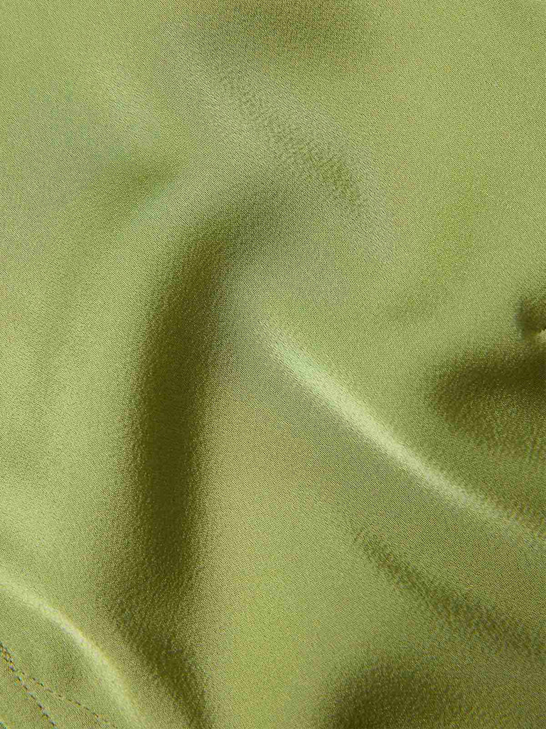 2PCS Camicia con bottoni e gonna a pois verde anni '40