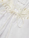 Copricostume bianco con vita cava anni '60