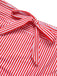 Costumi con nodo a righe rosso e bianco anni '30
