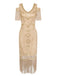 Abito Gatsby nappe perline paillettes anni '20