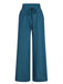 Pantaloni larghi con elastico in vita anni '40