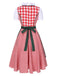 Abito bavarese dirndl per il carnevale dell'Oktoberfest anni '50