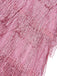 Abito rosa spalline sottili frange scollo a V anni '20