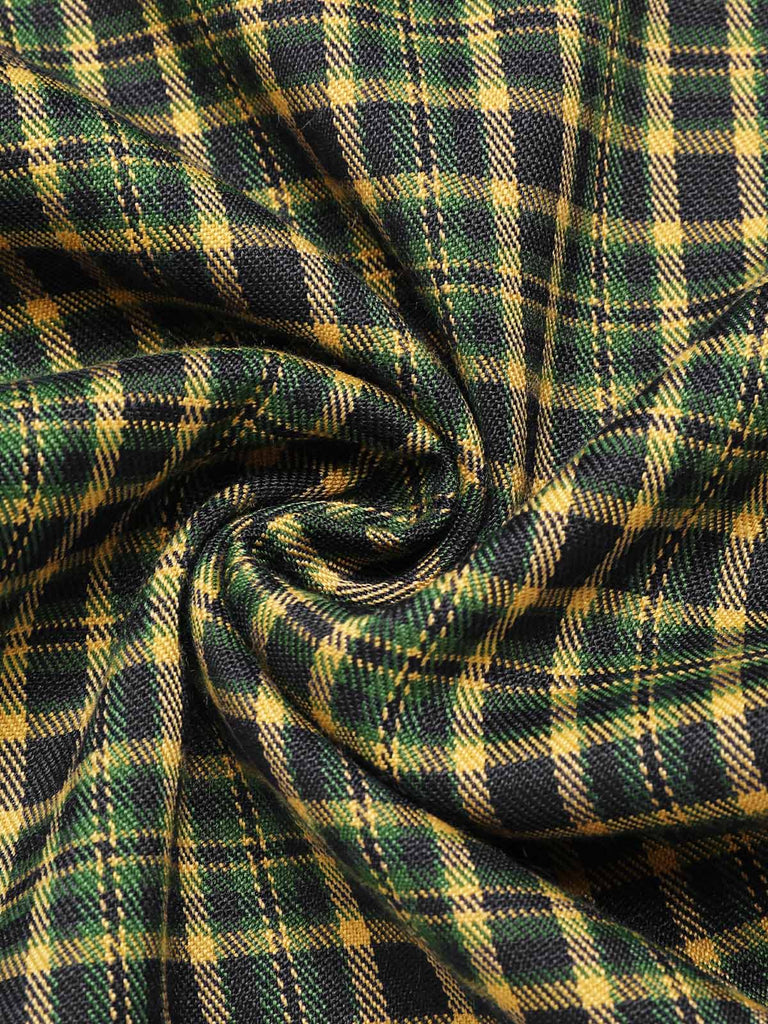 [Prevendita] Pantaloni a quadri con bottoni grigio anni '40