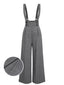 [Prevendita] Pantaloni a quadri con bottoni grigio anni '40