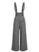 [Prevendita] Pantaloni a quadri con bottoni grigio anni '40