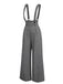 [Prevendita] Pantaloni a quadri con bottoni grigio anni '40