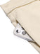 2PCS Canotta bottoni e pantaloni a gamba larga beige anni '60