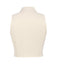 2PCS Canotta bottoni e pantaloni a gamba larga beige anni '60