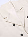 Blazer vintage a tinta unita con bottoni anni '40