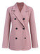 Blazer vintage a tinta unita con bottoni anni '40