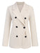 Blazer vintage a tinta unita con bottoni anni '40