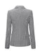 Blazer doppiopetto pied de poule bianco e nero anni '50