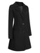 Cappotto skater doppiopetto con revers anni '50