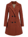 Cappotto skater doppiopetto con revers anni '50