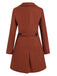 Cappotto skater doppiopetto con revers anni '50
