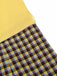 Tuta lunga plaid scollo a buco della serratura verde anni '30