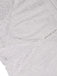 Abito in pizzo con scollo a V patchwork bianco anni '40