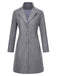 Cappotto con revers a collo alto anni '60
