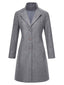 Cappotto con revers a collo alto anni '60