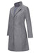 Cappotto con revers a collo alto anni '60