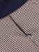 Abito pied de poule  con cintura patchwork blu scuro anni '50
