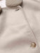 Cappotto in pile polare con fodera beige anni '60