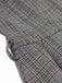 2PCS Abito a quadri e camicetta in raso grigio canni '40