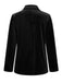 Cappotto in velluto con tasche e revers anni '30