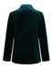 Cappotto in velluto con tasche e revers anni '30
