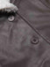Cappotto in similpelle con cintura grigio anni '60