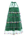 Abito con pompon e albero di Natale verde anni '60