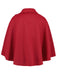 Cappotto con revers rosso anni '50