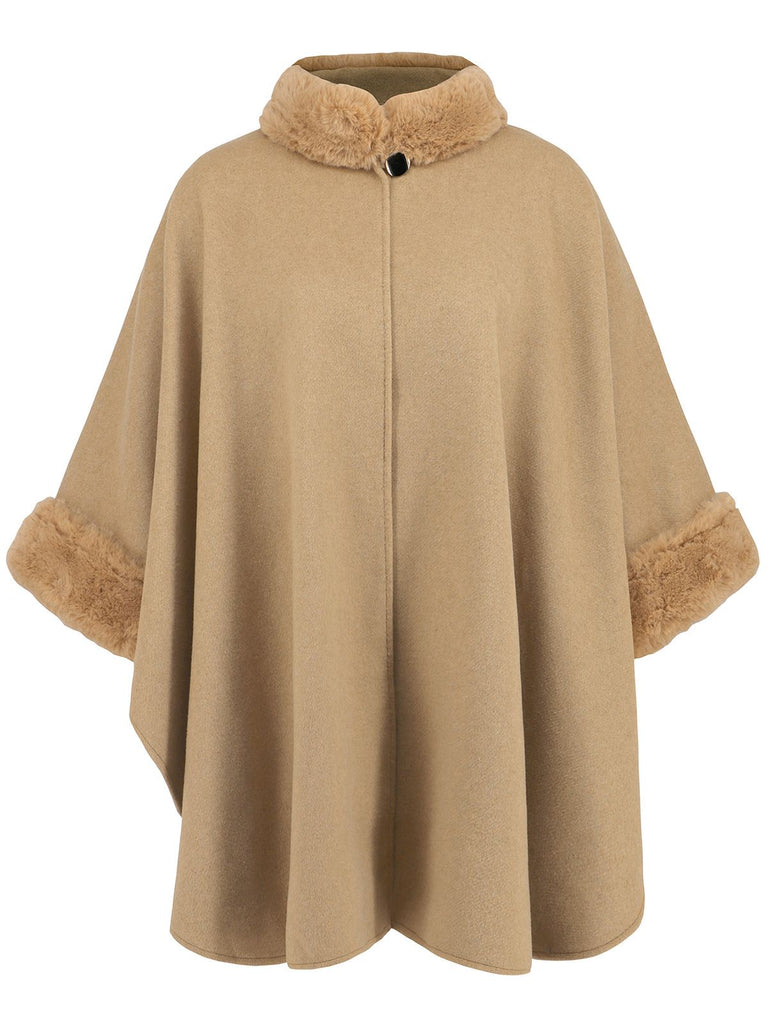 Cappotto in pelliccia sintetica vintage anni '50