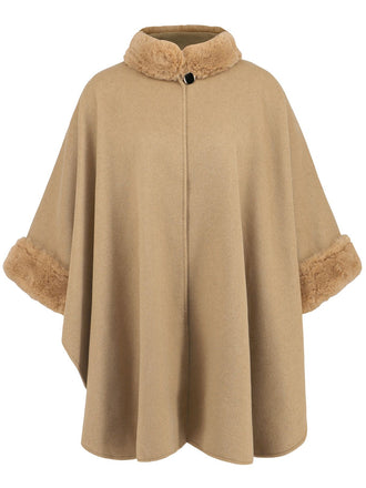 Cappotto in pelliccia sintetica vintage anni '50
