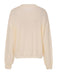 Maglione con motivo a fiocco natalizio beige anni '70