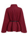 Cappotto con cintura bordeaux anni '60