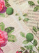 Abito rosa cintura multicolore anni '50