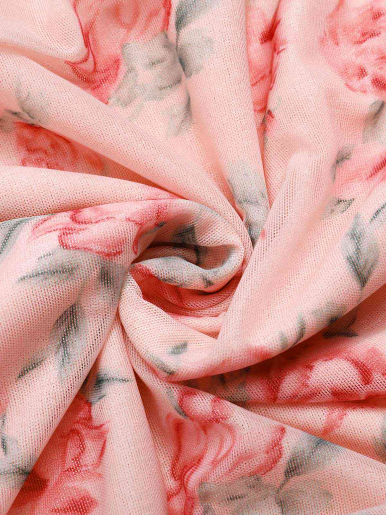 Abito da sirena in rete di seta rosa anni '30
