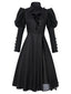 Abito da strega floreale ispirato a Wicked nero anni '40