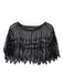 Mantello perline paillettes in rete vintage anni '20
