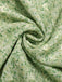 Abito a fiori scollo a cuore Verde anni '40