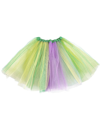 Sottogonna in tulle multicolore da carnevale anni '70