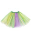 Sottogonna in tulle multicolore da carnevale anni '70