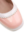Scarpe con tacco alto Mary Jane Patchwork
